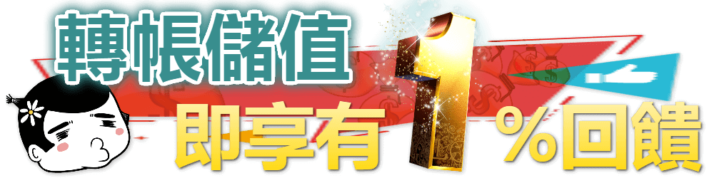 3A娛樂城轉帳儲值1%回饋