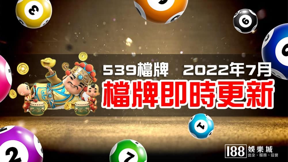 539擋牌即時更新通知–2022年7月